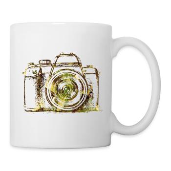 Camouflage Camera Portrait - Mug - white - Right