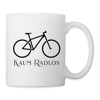 Motif statement du vélo de route minimaliste - Mug blanc - blanc - Droite