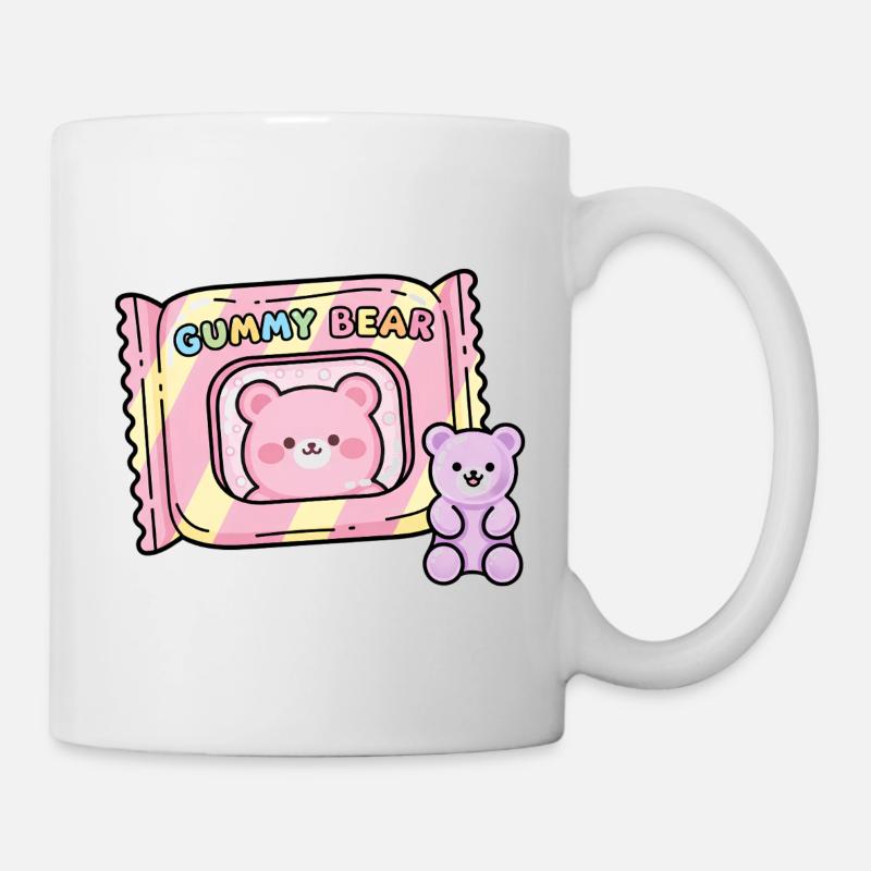 Gummy Bear Candy Pop Illustration - Mug - white