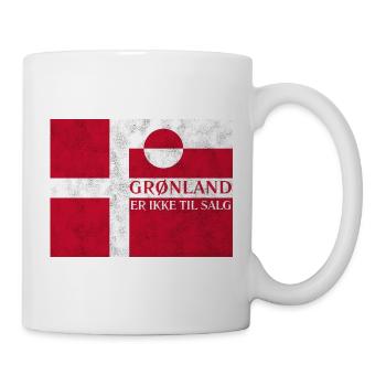 Grønland Ikke Til Salg - Mug blanc - blanc - Droite