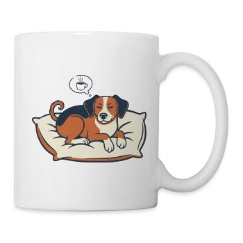 Powered by Coffee & Dog Dreams - Mug - white - Right