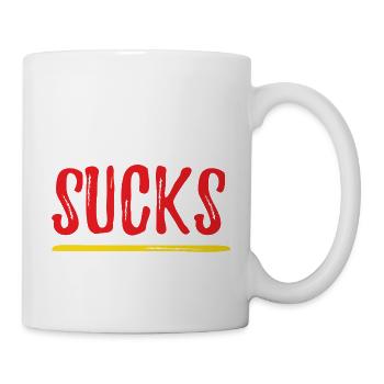 Not Running Sucks - Mug - white - Right