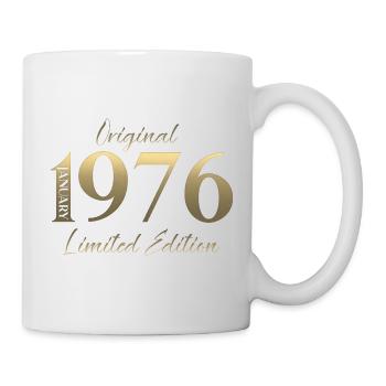 50e anniversaire Original janvier 1976 - Mug blanc - blanc - Droite