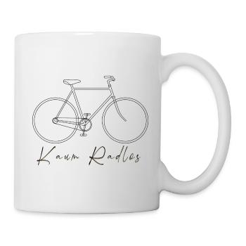 Linienrad : Vélo minimaliste à peine sans roues - Mug blanc - blanc - Droite