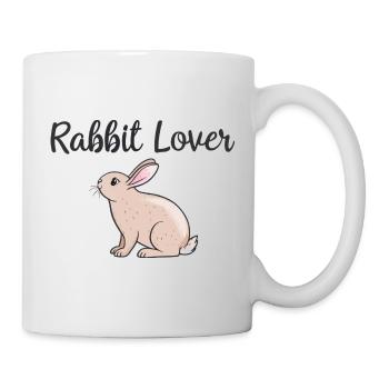 rabbit lovers - Mug - white - Right
