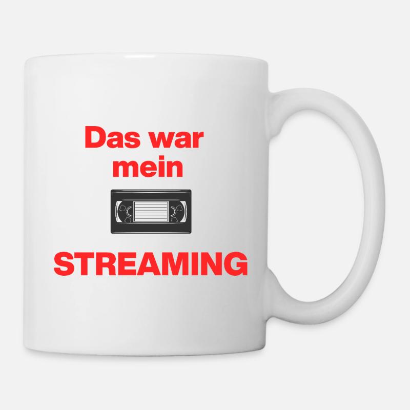 That was streaming, video cassette in the past, back then - Mug - white