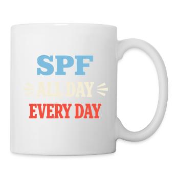 Spf Culture Identity Skin Care Humor - Mug - white - Right