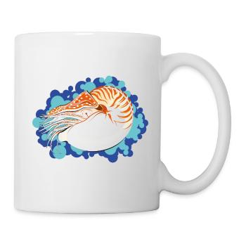 Nautilus Pompilius - Retro Marine Art - Mug - white - Right
