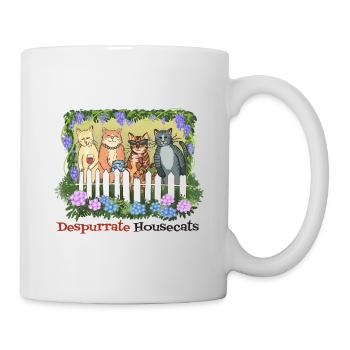 Chats domestiques dénaturés - Mug blanc - blanc - Droite