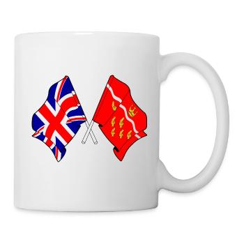 East Sussex & Great Britain Cross - Tasse - Weiß - Rechts