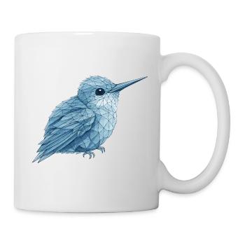 Geometric Bluebird - Mug - white - Right