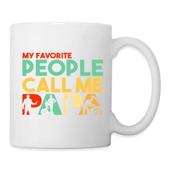 My Favorite People Call Me Papa Mechanic Dad - Mug - white - Right