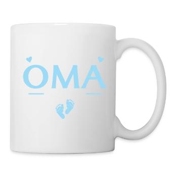 Befördert zur Oma 2026 Babyparty - Tasse - Weiß - Rechts