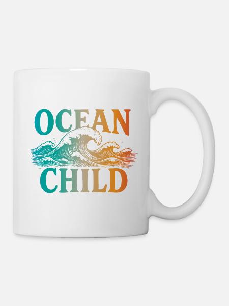 Ocean Child - Tasse - Weiß
