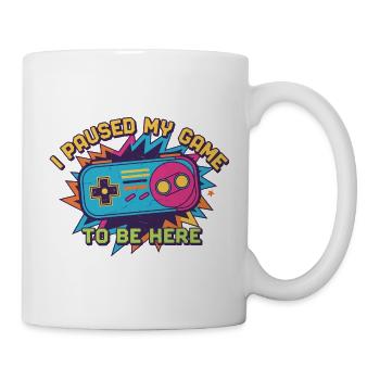 Retro Controller Meme Tee - Tasse - Weiß - Rechts