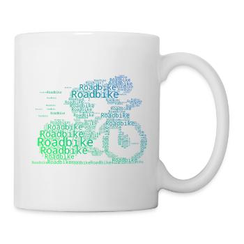 Road Bike Vibes pour vélo de route - Mug blanc - blanc - Droite