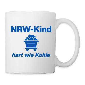 ENFANT NRW : DUR COMME DU CHARBON ! LA CHANCE SUR STEIGER ARRIVE - Mug blanc - blanc - Droite