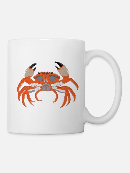Crab Print - Mug - white