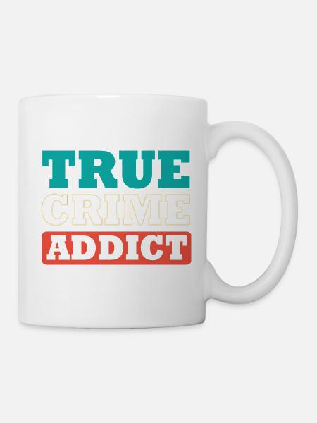Krimi True Crime - Tasse - Weiß