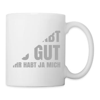 Tu as bien joué, tu m’as eu - Mug blanc - blanc - Droite