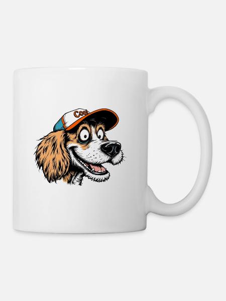 Cooler Goofy Dog - Tasse - Weiß