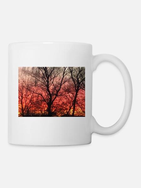 Abendrot - Tasse - Weiß
