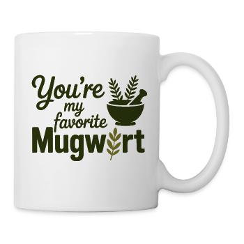 Kräuterkundige Beifußspezialist Professionelle Bekleidung - Tasse - Weiß - Rechts