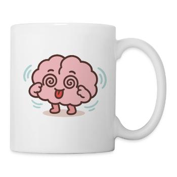 Playful Brain Mascot Tee - Mug - white - Right