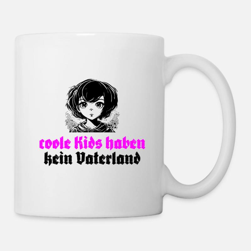 Les enfants cool n’ont pas de patrie - Mug blanc - blanc