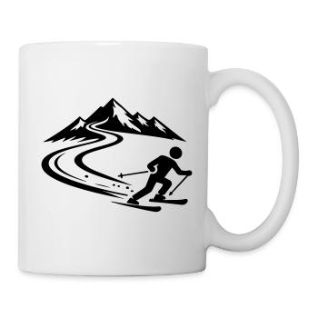 Ski Mountains Slope - Mug - white - Right