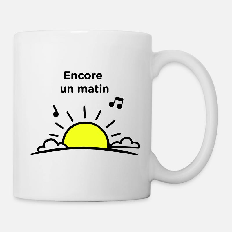 Encore un matin - Mug blanc - blanc