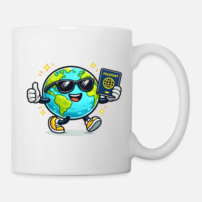 Aventure du Globe Buddy Passport - Mug blanc - blanc