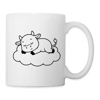 Sleeping Cow Cloud Dream Baby - Mug - white - Right