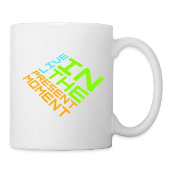 Vivre dans l’instant Pleine conscience de la présence - Mug blanc - blanc - Droite