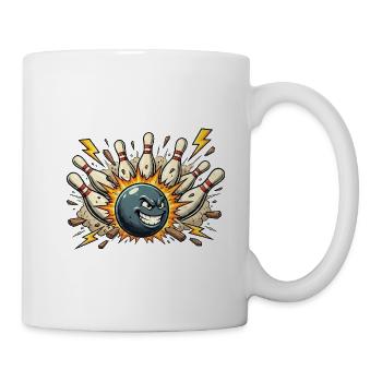 Kegelklub Bowling - Tasse - Weiß - Rechts