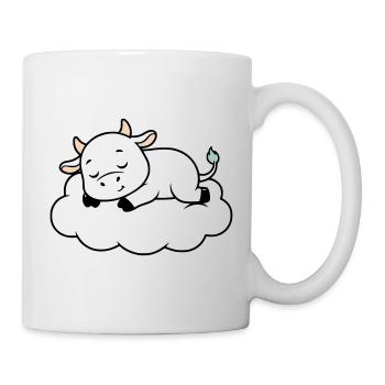 Sleeping Cow Cloud Dream Baby - Mug - white - Right