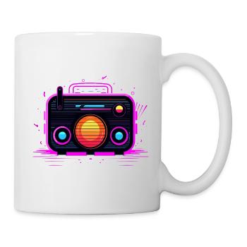 Retro Radio Retrowave - Mug - white - Right