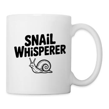 Le Chuchoteur d’Escargots - Mug blanc - blanc - Droite