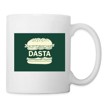 Dasta Minimal Sandwich on Green - Mug - white - Right