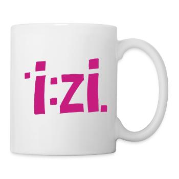 IzI Graffiti Font in Magenta - Mug - white - Right