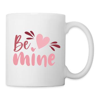 Be Mine Heart Skript - Tasse - Weiß - Rechts