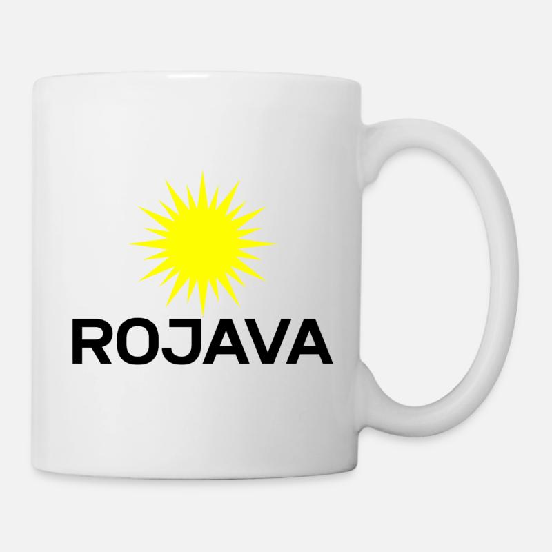 Rojava - Tasse - Weiß
