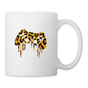 Leopard print gaming - Mug - white - Right