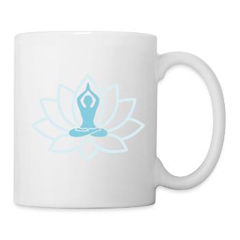 Colorful Lotus Flower Chakra - Mug - white - Right