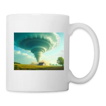 Tornade La tempête qui change tout - Mug blanc - blanc - Droite