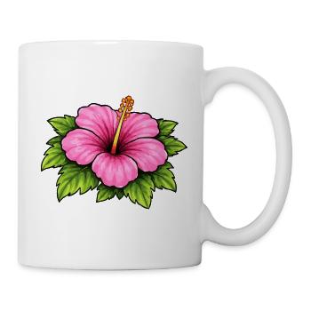 Hibiscus Tropical Dream Blossoms - Mug - white - Right