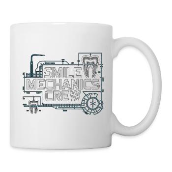 Periodontist Smile Mechanics Crew Oral Health Care - Mug - white - Right