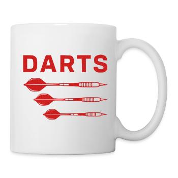 Red Darts Trio Design - Mug - white - Right
