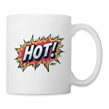 Hot Comic Explosions Design - Mug - white - Right