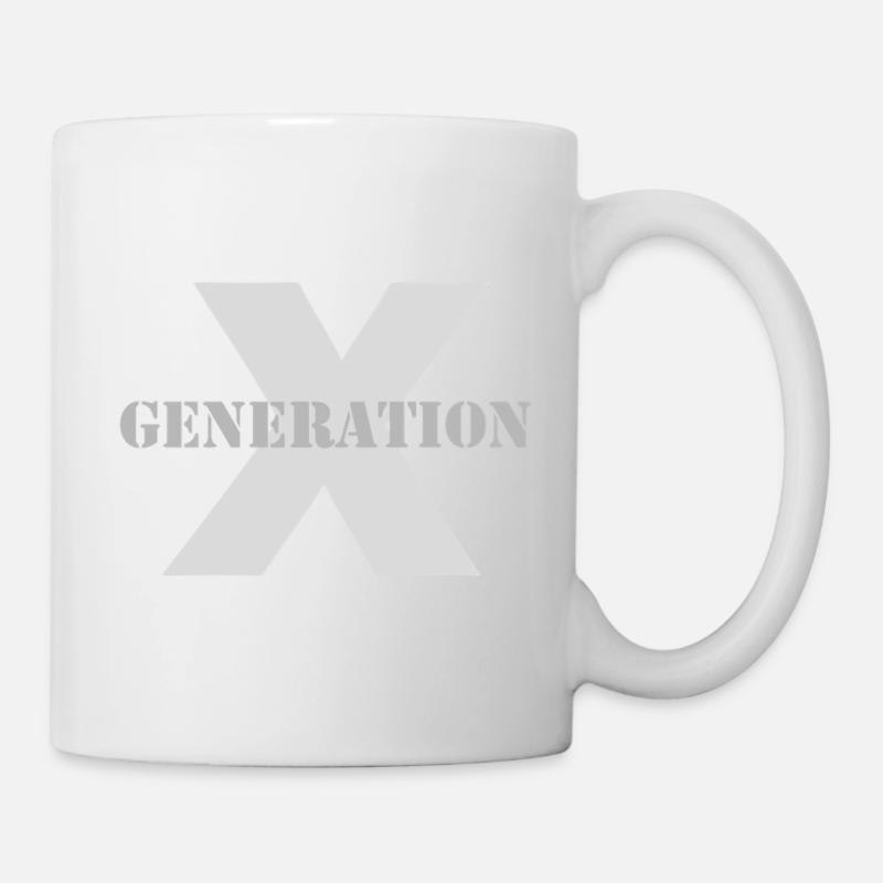 Génération X - Mug blanc - blanc